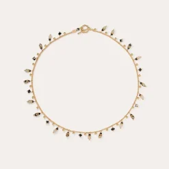 Tangerine necklace gold