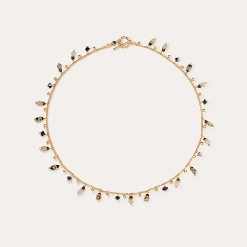 Tangerine necklace gold
