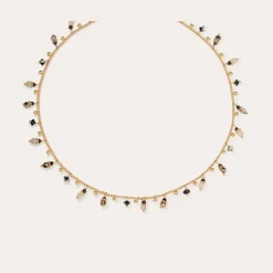 Tangerine necklace gold