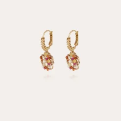 Tao Flower earrings gold