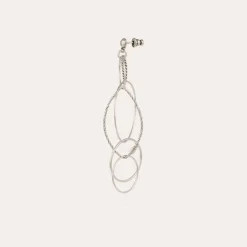 Torsade Multi earrings small size silver