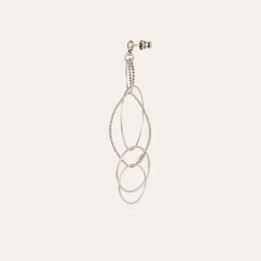 Torsade Multi earrings small size silver