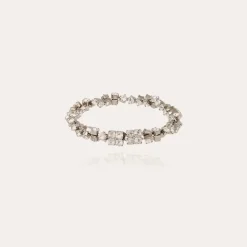 Trevise bracelet rhodium finish