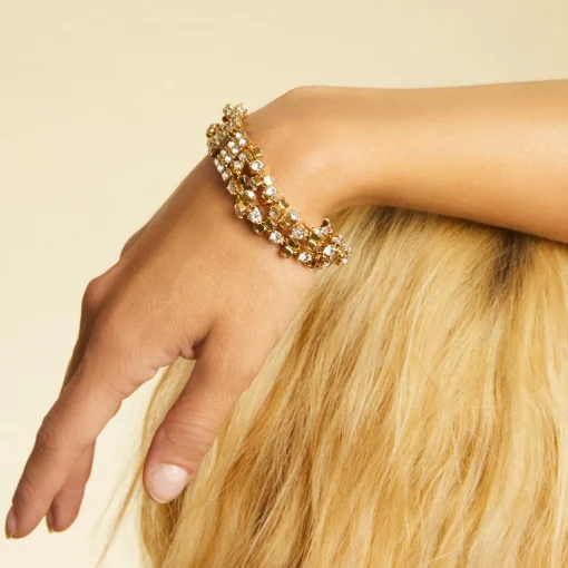 Trevise double bracelet gold