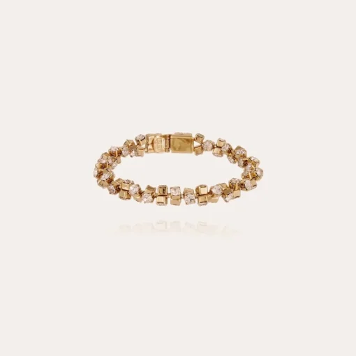 Trevise strass bracelet gold