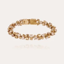 Trevise strass bracelet gold