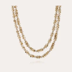Trevise strass necklace gold