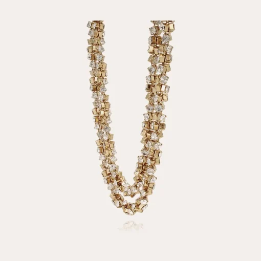 Trevise strass necklace gold