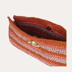 Uptown clutch raffia
