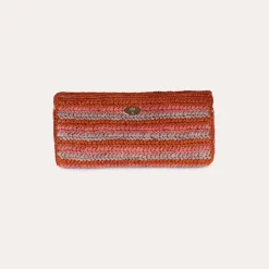 Uptown clutch raffia
