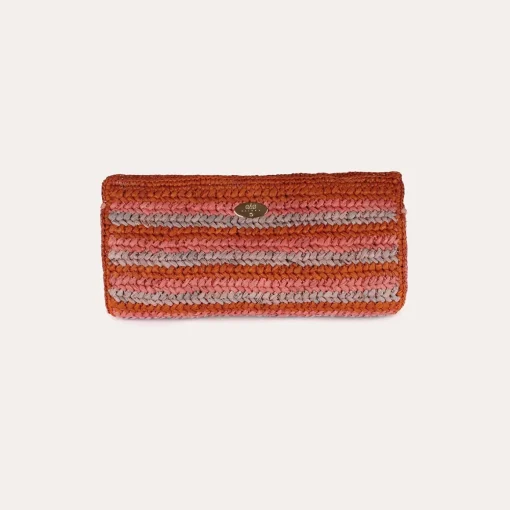 Uptown clutch raffia