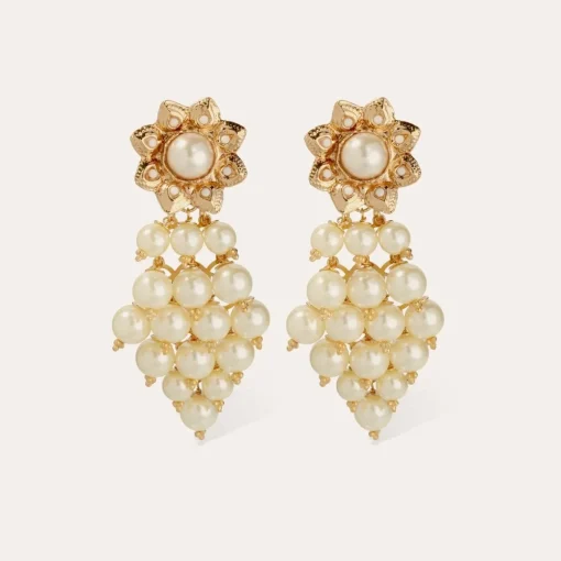 Uva tassels earrings gold