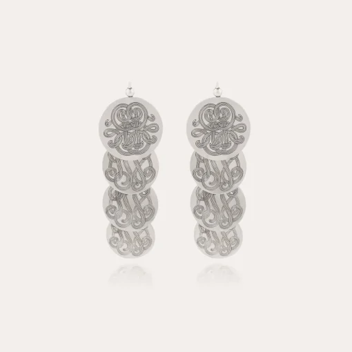Very Diva quadruple earrings small size silver