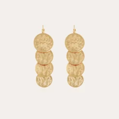 Very Diva quadruple earrings small size gold