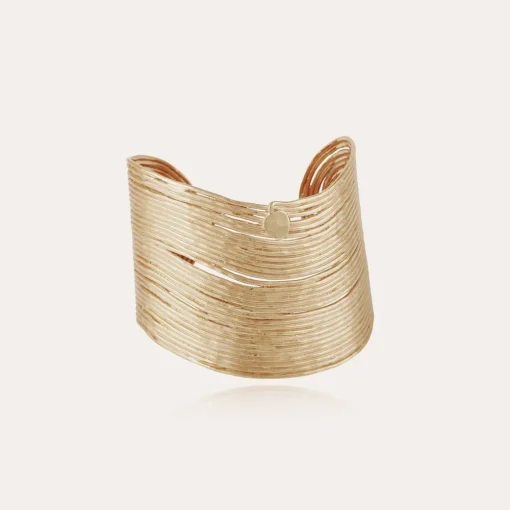 Wave bracelet gold