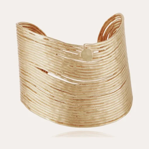 Wave bracelet gold