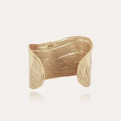 Wave bracelet gold