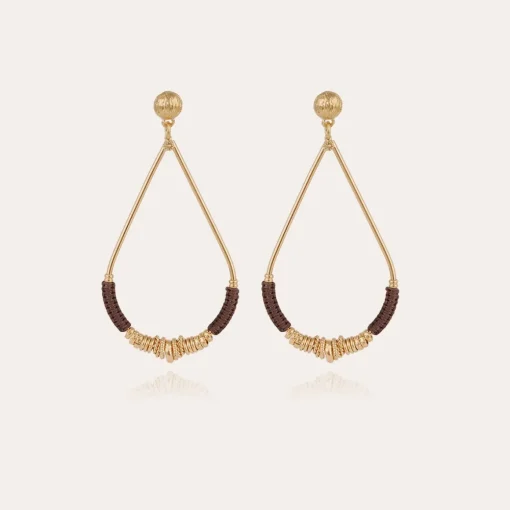Zizanie earrings small size gold