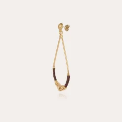 Zizanie earrings small size gold